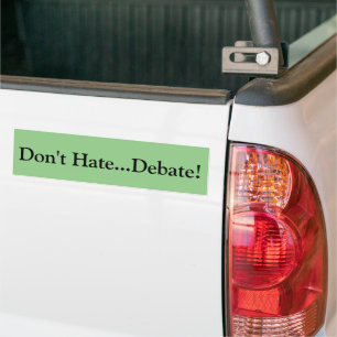 Pegatina Para Coche ¡No odien... debatan!