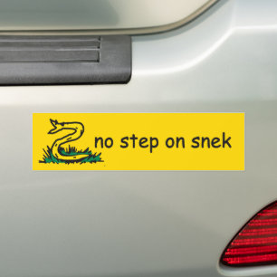 Pegatina Para Coche No pisar a la serpiente memes Gadsden SnekRight am