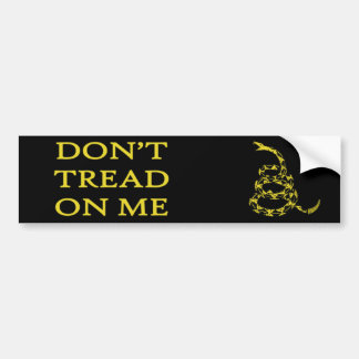 Pegatina Para Coche NO PISE EN MÍ a Bumpersticker