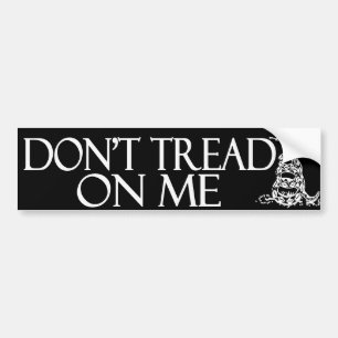 Pegatina Para Coche ¡No pise en mí!  Bandera de Gadsden