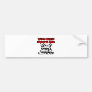 Pegatina Para Coche No puedes asustarme... Sobreviviente de ataque al 