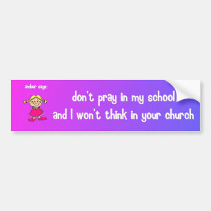 Pegatina Para Coche no ruegue en mi escuela