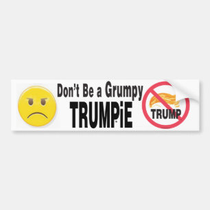 Pegatina Para Coche No sea un TRUMPiE gruñón