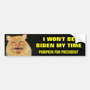 Pegatina Para Coche No seré Biden mi tiempo