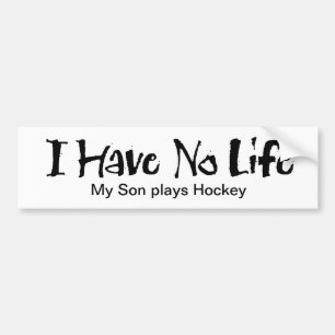 Pegatina Para Coche No Tengo Vida (Hockey)