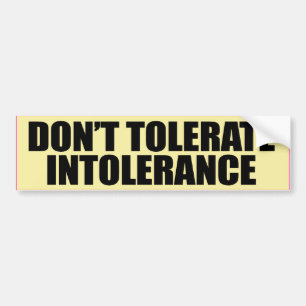 Pegatina Para Coche NO TOLERAR LA INTOLERANCIA -.png