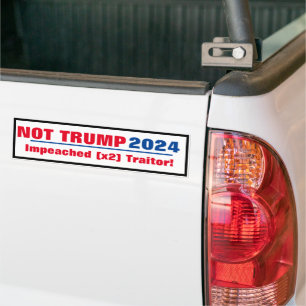 Pegatina Para Coche No Trump 2024
