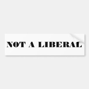 Pegatina Para Coche No un liberal