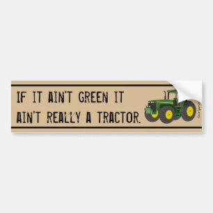 Pegatina Para Coche No un tractor si no es verde