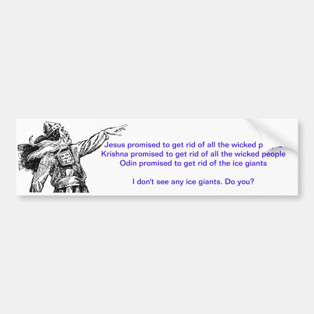 Pegatina Para Coche No veo ningún hielo Giants… (Frente)