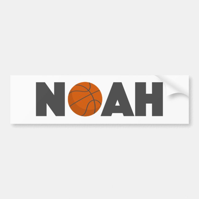 Pegatina Para Coche Noah Basketball (Frente)