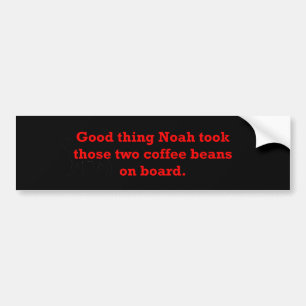 Pegatina Para Coche Noah Coffee Beans