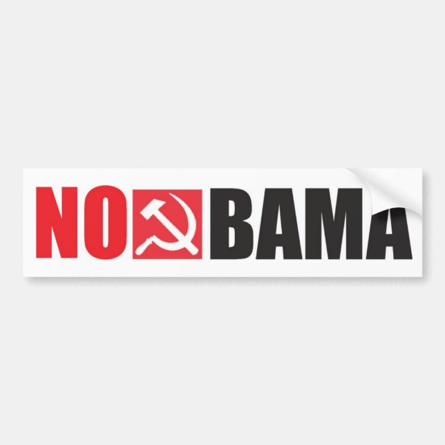 Pegatina Para Coche NoBama (Frente)