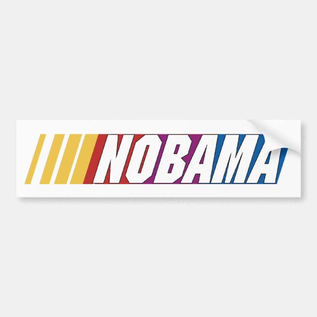 PEGATINA PARA COCHE NOBAMA (Frente)