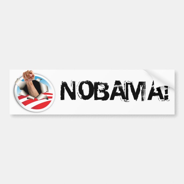 PEGATINA PARA COCHE NOBAMA (Frente)