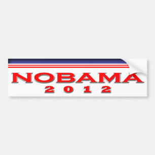 Pegatina Para Coche Nobama 2012
