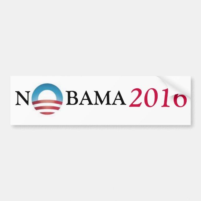 PEGATINA PARA COCHE NOBAMA 2016 (Frente)