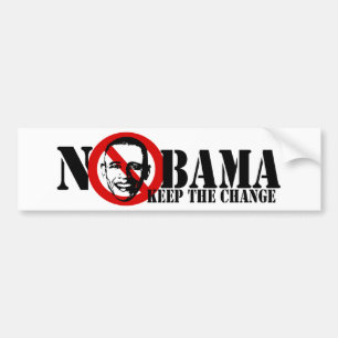 Pegatina Para Coche Nobama anti-obama