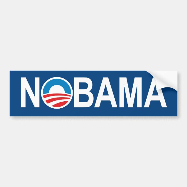 Pegatina Para Coche NOBAMA Anti Obama Bumper Sticker (Frente)