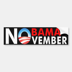 Pegatina Para Coche Nobama en noviembre