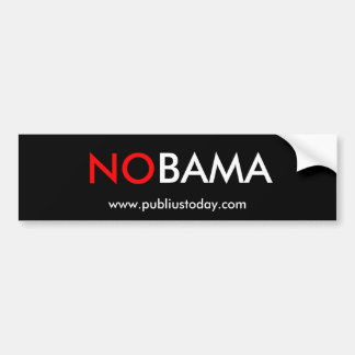 Pegatina Para Coche NOBAMA - (NINGÚN Obama)