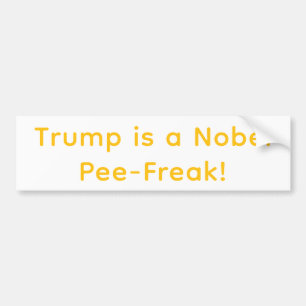 Pegatina Para Coche Nobel Pee-Freak Trump Hankamer Artjunkhaus Yum bum