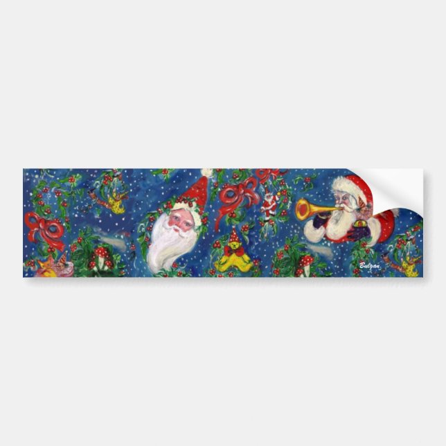 PEGATINA PARA COCHE NOCHE NAVIDAD (Frente)