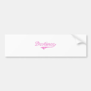 Pegatina Para Coche Nombre clásico del estilo de Destinee