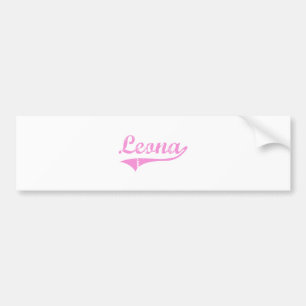 Pegatina Para Coche Nombre clásico del estilo de Leona