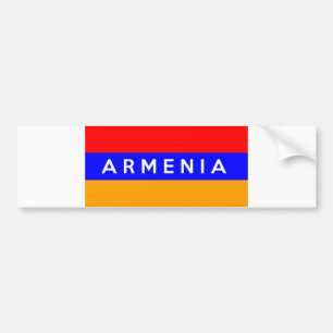 Pegatina Para Coche nombre de texto de marca de país armenia