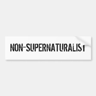 PEGATINA PARA COCHE NON-SUPERNATURALIST