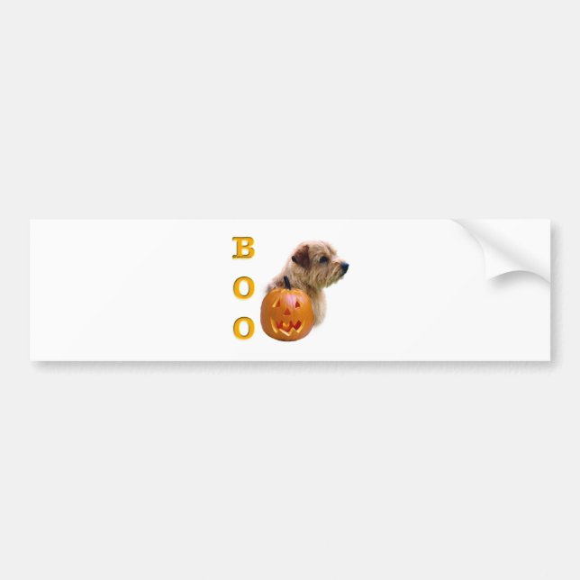 Pegatina Para Coche Norfolk Terrier Boo (Frente)