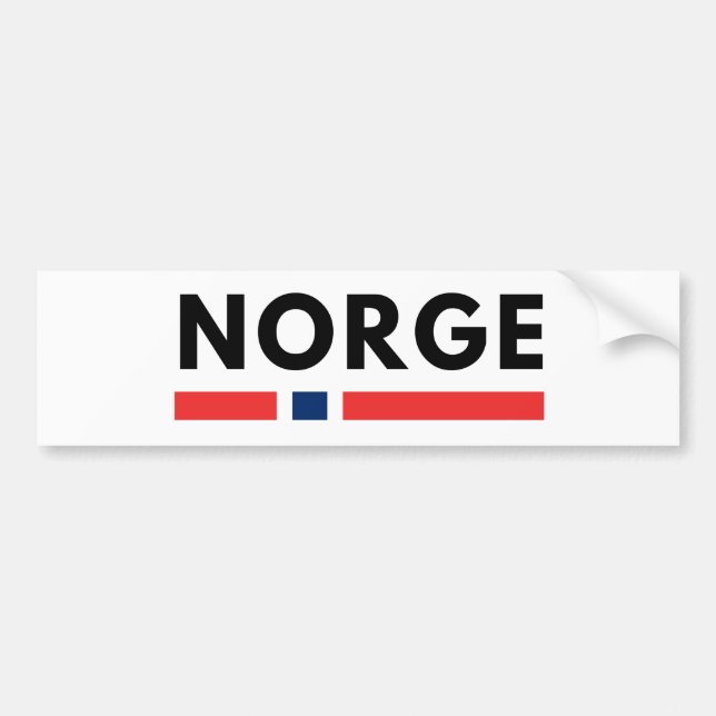 Pegatina Para Coche Norge (Frente)