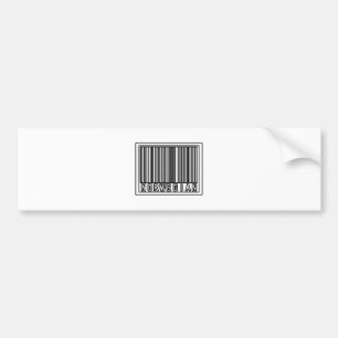 Pegatina Para Coche Noruego de código de barras