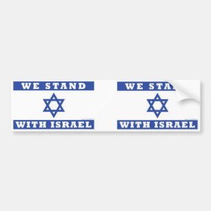 Pegatina Para Coche ¡Nos colocamos con Israel!
