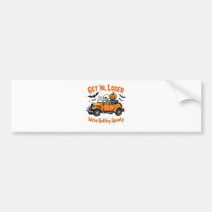 Pegatina Para Coche Nos estamos volviendo más perdedores con Halloween