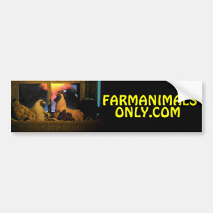 Pegatina Para Coche Nos reunimos en Farmanimalsonly.com