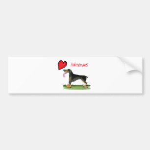 Pegatina Para Coche nosotros dobermans del luv de Tony Fernandes