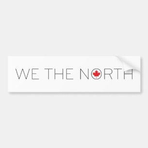 Pegatina Para Coche Nosotros el canadiense del norte