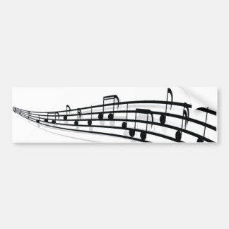 Pegatina Para Coche Notas de la música