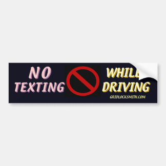 Pegatina Para Coche NoTextingWhileDriving