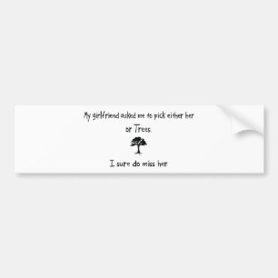 Pegatina Para Coche Novia o árboles de la selección