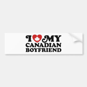 Pegatina Para Coche Novio canadiense