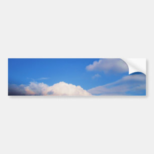 Pegatina Para Coche Nubes blancas y cielo azul
