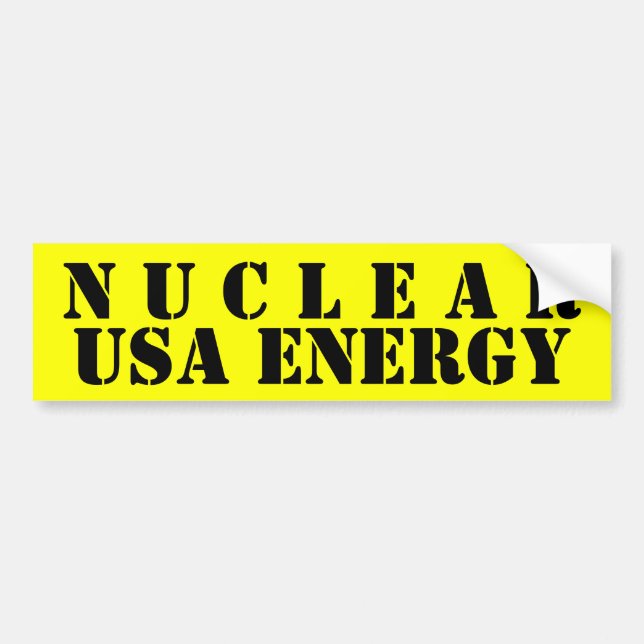 PEGATINA PARA COCHE NUCLEAR (Frente)