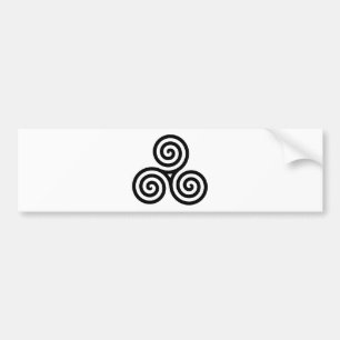 Pegatina Para Coche Nudo II de Triquetra del Celtic