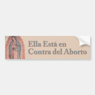 Pegatina Para Coche Nuestra señora de Guadalupe