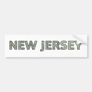Pegatina Para Coche Nueva Jersey