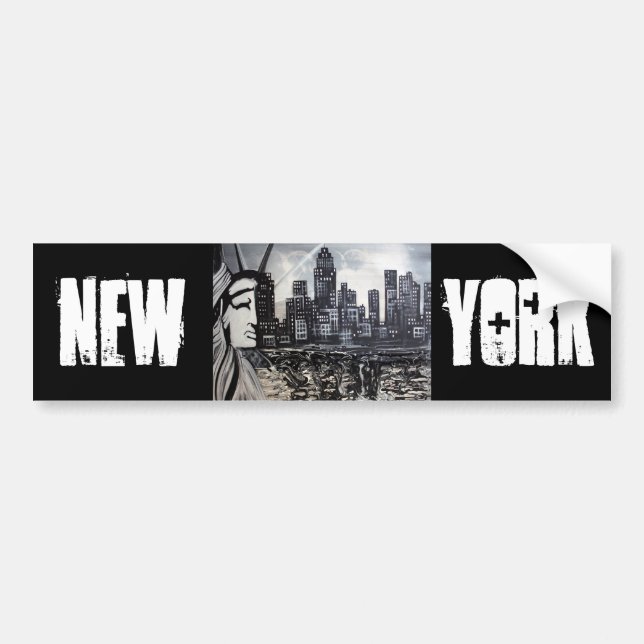 Pegatina Para Coche Nueva York (Frente)