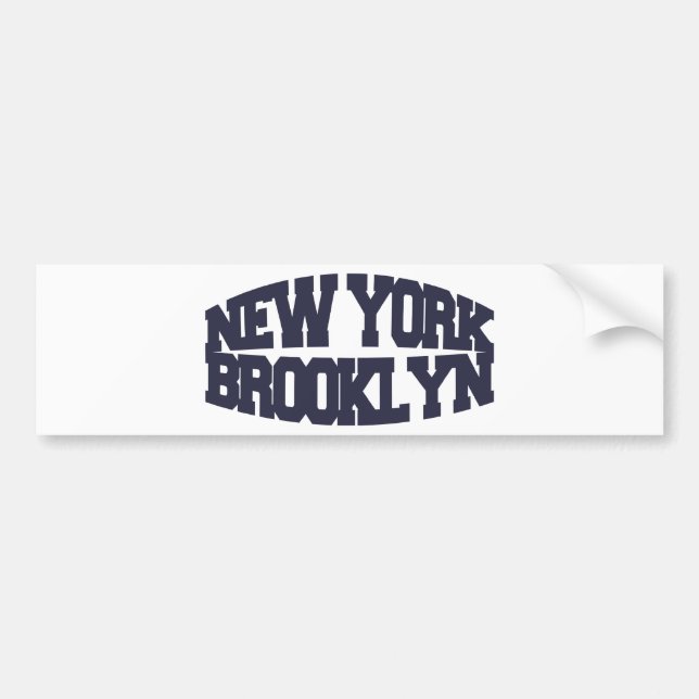 Pegatina Para Coche Nueva York Brooklyn (Frente)